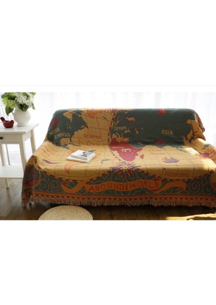 Jakarlı Yumuşak Battaniye - Sarı (Yurt Dışından) indirimleri