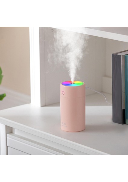 Renkli Bisiklet Işık ile Taşınabilir Mini Nemlendirici Ev Pembe Için 2 Mist Modları modelleri