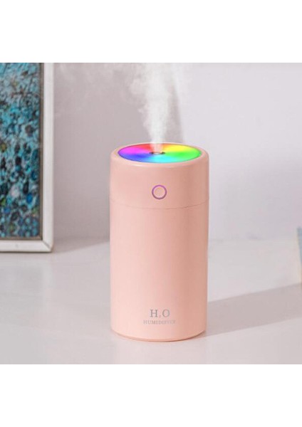 Renkli Bisiklet Işık ile Taşınabilir Mini Nemlendirici Ev Pembe Için 2 Mist Modları fırsatları