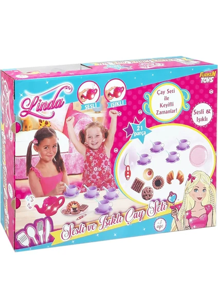 Toys Linda Kruvasanlı Işıklı Çay Seti