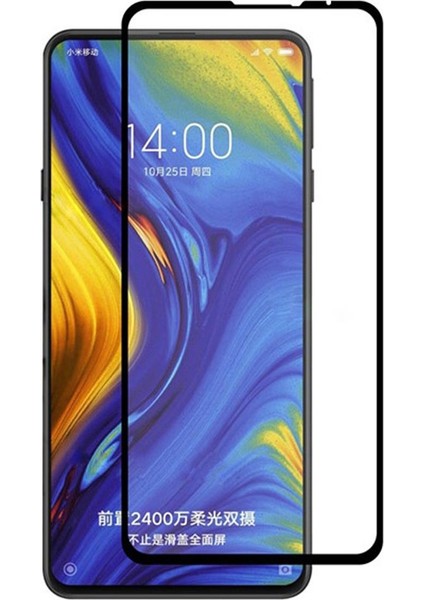 Xiaomi Mi Mix 3 Tam Kaplayan Çerçeveli Cam - Siyah