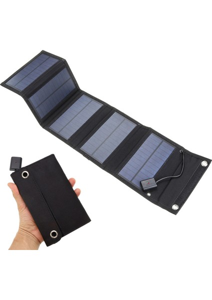 5V 15W USB Solar Şarj Cihazı Taşınabilir Güneş Pili (Yurt Dışından)