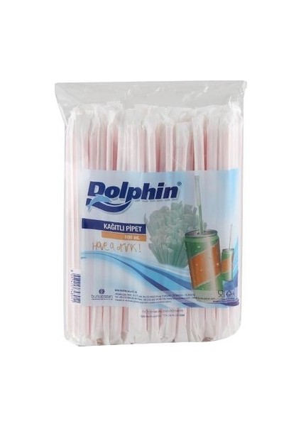 Kağıtlı Pipet 100'LÜ X15