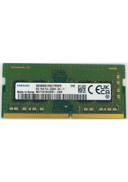 M471A1K43EB1-CWE 8GB 3200 Notebook RAM