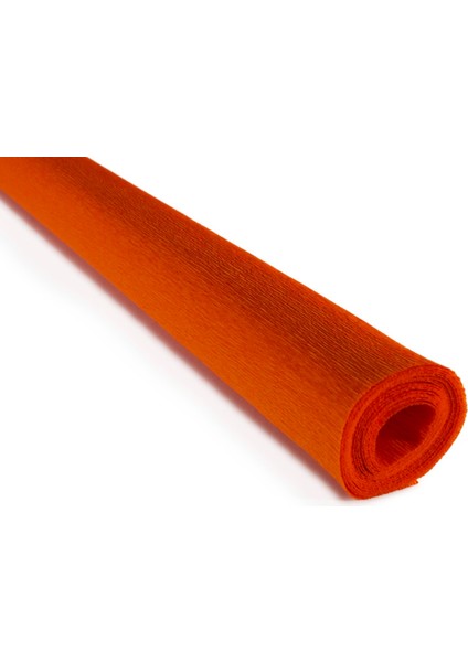 İtalyan Krapon Kağıdı No:374 - Turuncu - Orange 90 gr. 50X150 cm