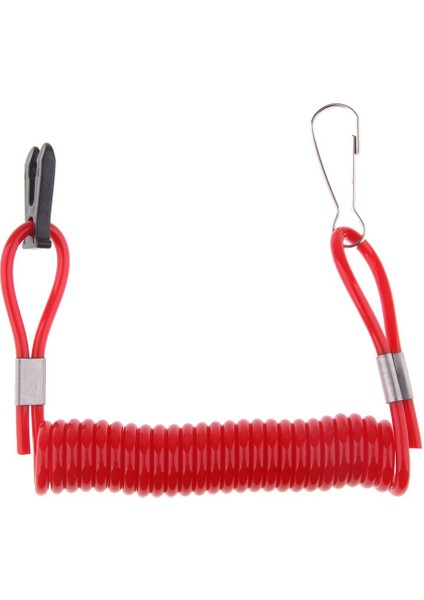 Outboard Motor Motor Öldürme Durdurma Anahtarı Tether Kordosu Kırmızı For Suzuki Için (Yurt Dışından)