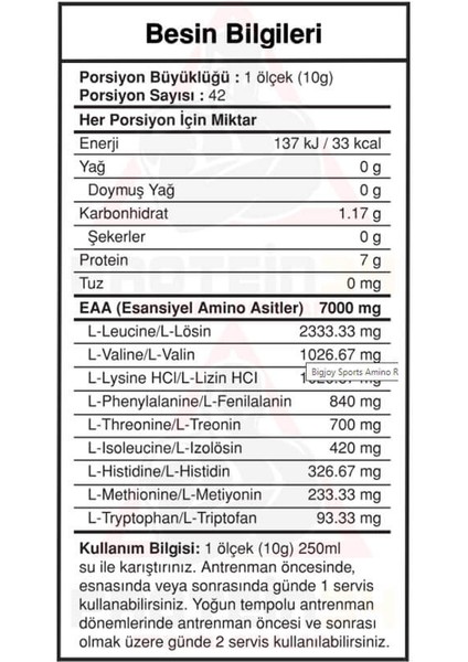 Bigjoy Essential Amino Reaal 420 gr fiyatları