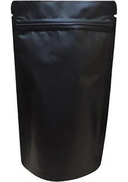 Mat Siyah Alüminyum Doypack (11X18.5) 25 Adet