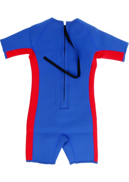 Strade Store Çocuklar Wetsuit 3mm Neopren Sörf Yüzme Geri Zip Spring Suit 4-5 Yıl M