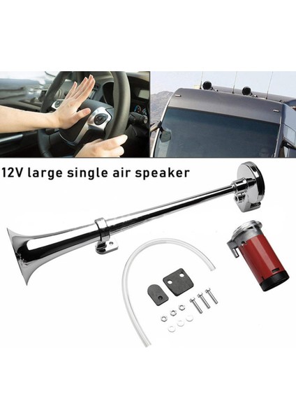 Süper Loud Tek Trompet Hava Korna Kompresörü 150DB Kamyon Tekne Suv Tren Için (Yurt Dışından) modelleri