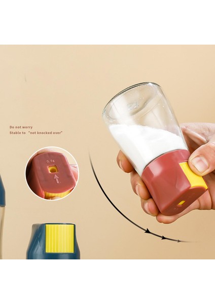 Barbekü Kırmızı Pişirme Için Mühürlenmiş Kapaklı Doldurulabilir Kantitatif Tuzluk fırsatları