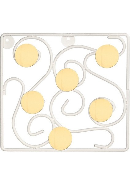 Arman Aynalı Metal Tablo Beyaz 22 cm fırsatları