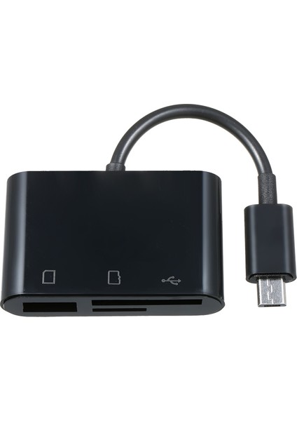 3'ü 1 Arada Mikro USB - Usb2.0+Sd+Tf Adaptörü Mikro(Yurt Dışından)