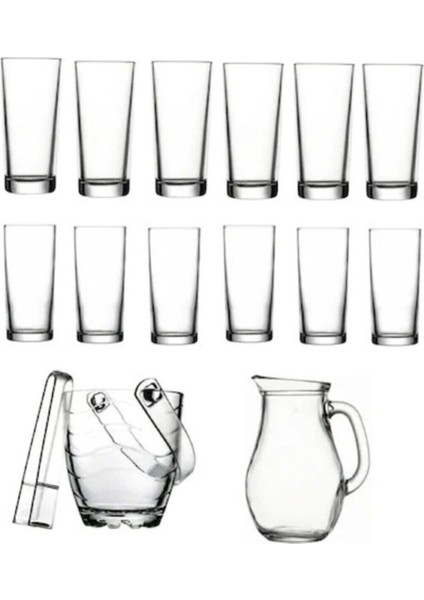 Rakı Bardak ve 15 Prç. Rakı Bardağı ve Buz Kovası Seti