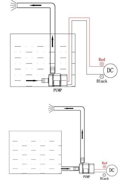 Mini DC12V 5W Mikro Fırçasız Su Pompası (Yurt Dışından)