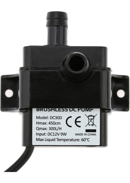 Mini DC12V 9W Mikro Fırçasız Su Pompası (Yurt Dışından)