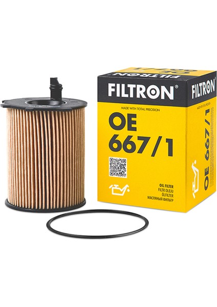 Opel Combo E 1.6 Dizel Motor Yağ Filtresi Filtron Marka FLT.OE667/1-2