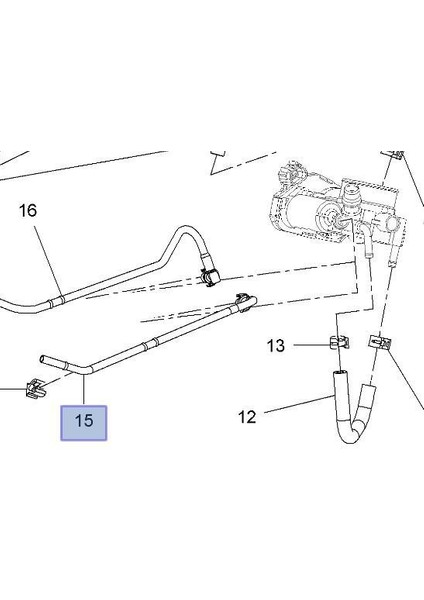 Chevrolet Cruze A16XER Benzinli Motor Radyatör Su Kabı Giriş Borusu Ibraş Marka fiyatları