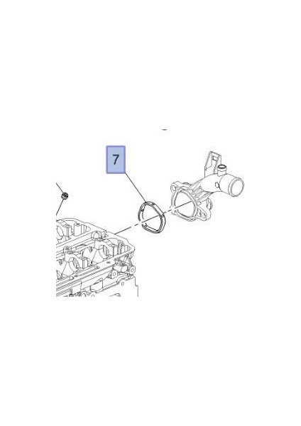 Opel Zafira C 1.4 Motor Termostat Gövde Contası Ibraş Marka fiyatları