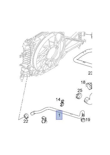 Opel Zafira B 1.6 Benzinli Motor Radyatör Ek Su Depo Hortumu Ibraş Marka fiyatları