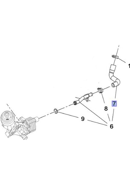 Opel Mokka A14NET Turbo Benzinli Motor Yağ Soğutucu Çıkış Borusu Ibraş Marka fiyatları