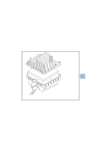 Opel Corsa C 1.2/1.4 Benzinli Motor Hava Filtre Kutusu Mette Marka 754K4304