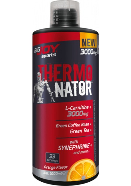 Bigjoy Sports Bigjoy Thermonator L-Carnitine 2000MG  1000 ml - Portakal Aroma -