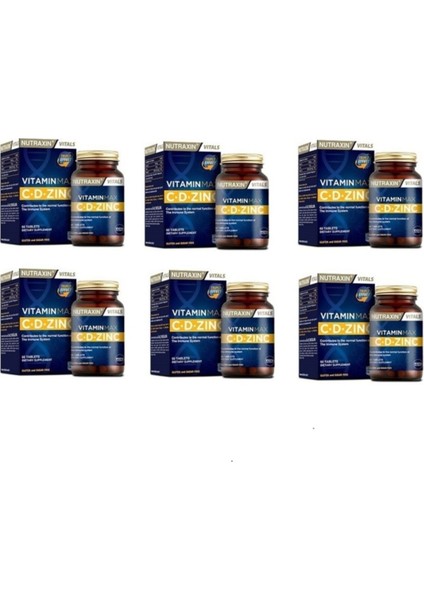 Vitamin Max 60 Tablet X6