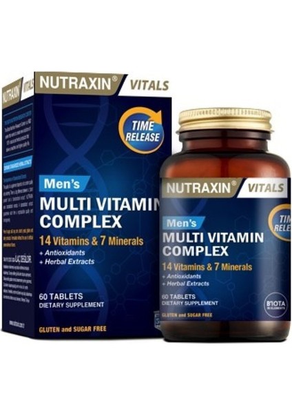 Multivitamin Mineral Complex For Men 60 Tablet