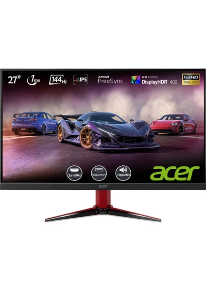 Nitro VG271P 27" 144Hz 1ms (2xHDMI+Display) FreeSync Full HD IPS LED Gaming Monitör UM.HV1EE.P04