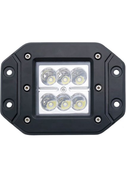 6 Ledli 4500 Lümen Off Road Gömme Sis Lambası