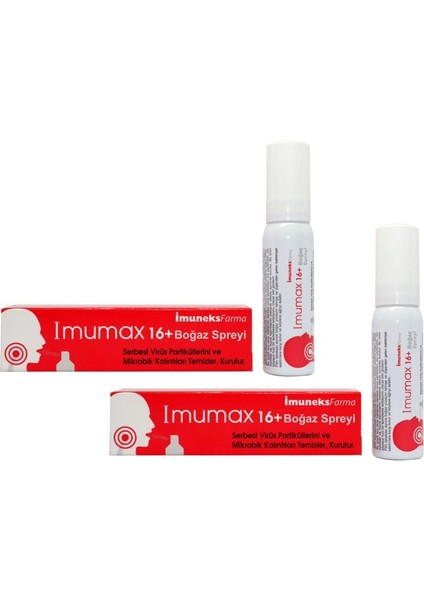 Boğaz Spreyi 16+ Yaş 30 ml 2 Adet