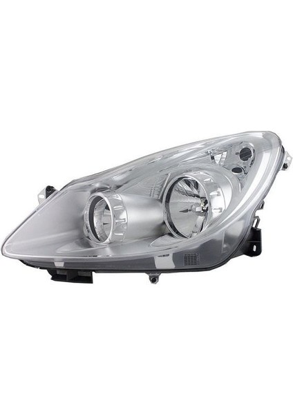 Opel Corsa D 2007>2009 Ön Sol Far Beyaz Tyc Marka