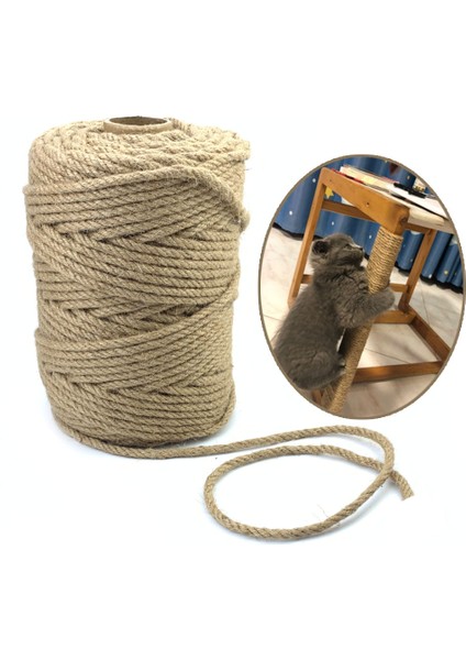 Kedi Tırmalama Ipi 4 Mm X 15 Metre