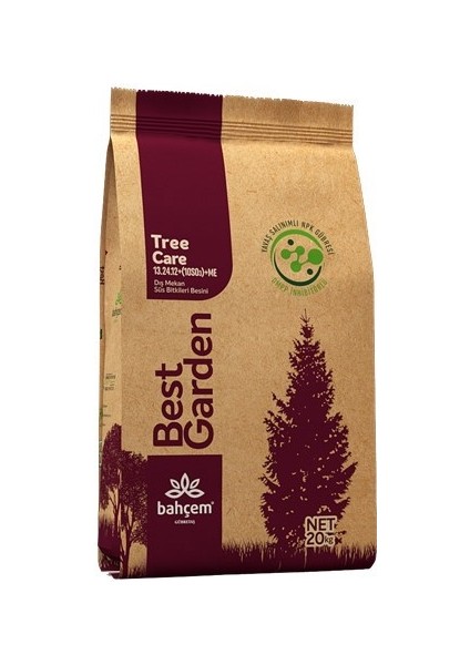 Bahçem Bestgarden Tree Care (13.24.12+10 (So3)+Fe+Zn 20 kg Bitki Besin Gübresi