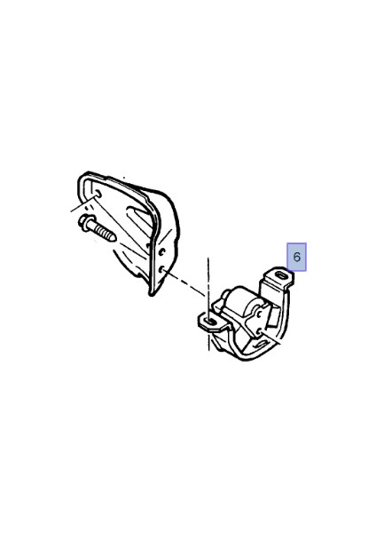 Opel Corsa B 1.5-1.7 Dizel Sol Motor Kulağı Dk Marka fiyatları