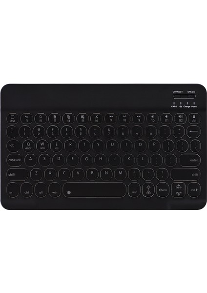 0301D Kablosuz Bt Klavye Ultra-Ince Mini Yuvarlak Klavye