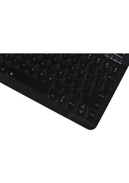 0301D Kablosuz Bt Klavye Ultra-Ince Mini Yuvarlak Klavye