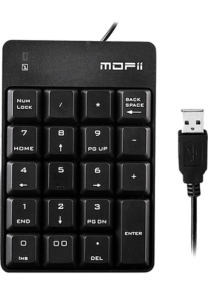 X810 USB Kablolu Klavye Sayısal Klavye Taşınabilir