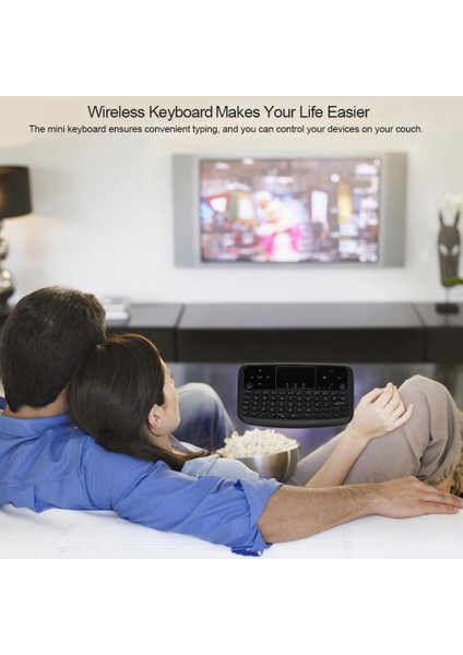 A36 Mini Kablosuz Klavye 2.4 Ghz Hava Fare Şarj Edilebilir