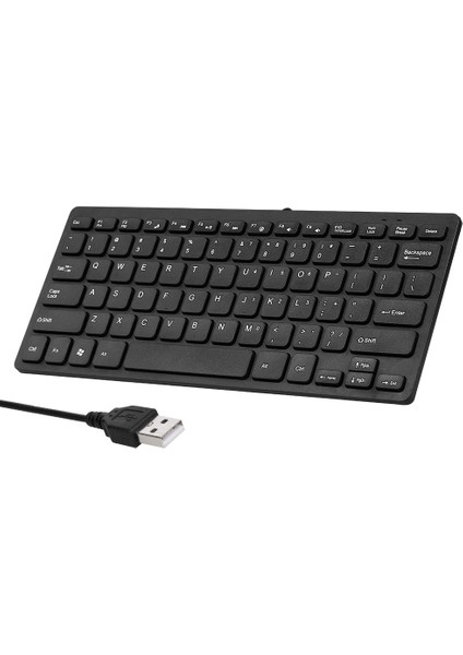 K-1000 Mini Klavye 78 Tuşlu Mini Klavye USB Powered
