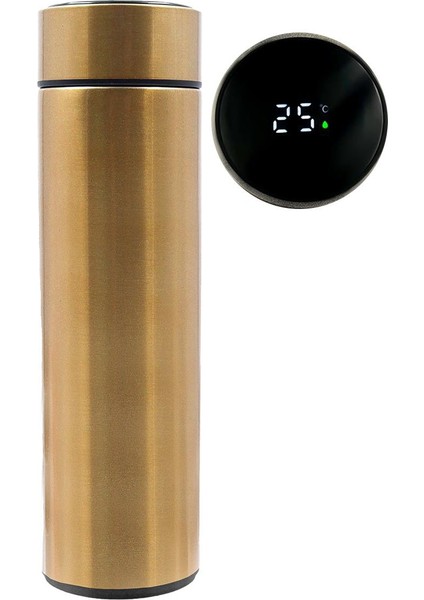 Gold Renk Dereceli Termos & Füme Kalem & Siyah USB Şarjlı Sürgülü Çakmak Seti fiyatları