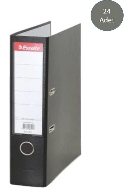 Geniş Plastik Klasör 9940 Siyah 24'lü Koli
