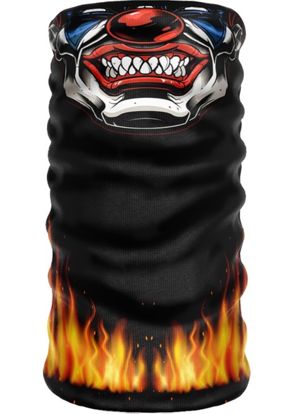 Extreme Kuru Kafa Iskelet Ağız Boyunluk Maske