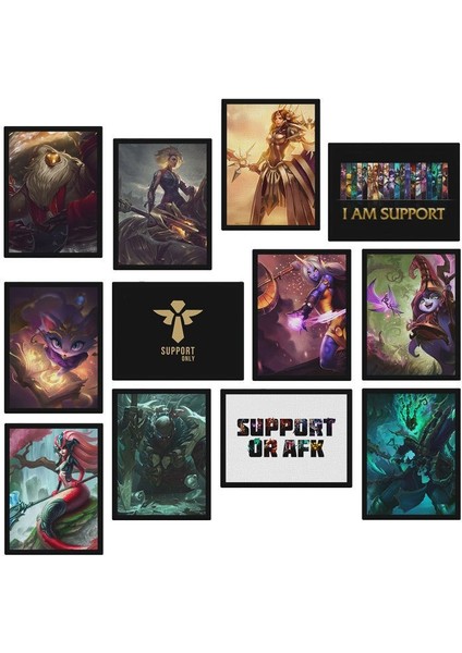 Support Lol 12 Parça Mdf TABLOZLLTB210