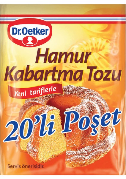 Dr.oetker Hamur Kabartma Tozu 20'li 200 gr