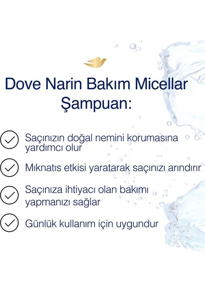 Saç Bakım Şampuanı Narin Bakım Hassas İnce Telli Saçlar İçin 400 ML