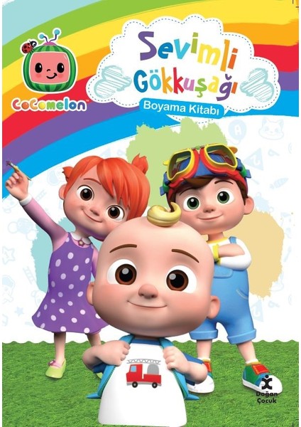 Cocomelon Sevimli Gökkuşağı Boyama Kitabı