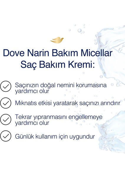 Saç Bakım Kremi Narin Bakım Hassas İnce Telli Saçlar İçin 350 ML