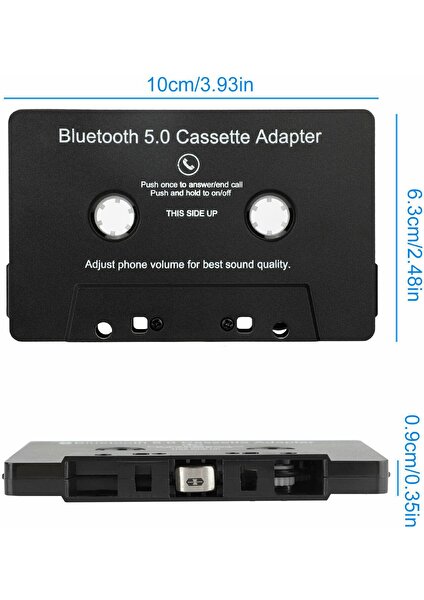 Casetset To Aux Adaptörü Ile Stereo Ses Premium Araba Ses Kaseti Adaptörü (Yurt Dışından)